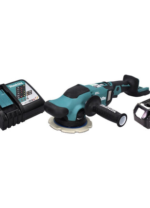 Makita DPO 600 RM1 Polisseuse excentrique sans fil 18 V 150 mm XPT Brushless + 1x batterie 4,0 Ah + chargeur