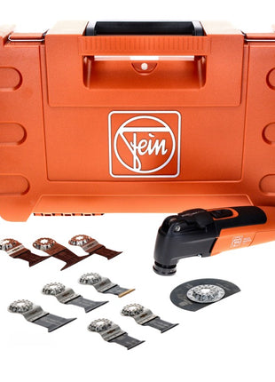 FEIN MultiMaster MM 300 PLUS START Machine oscillante sans fil Starlock Plus 250 W + Coffret + Set d'accessoires, 6 pcs.