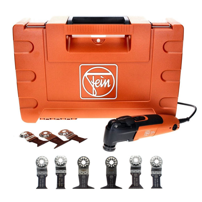 FEIN MultiMaster MM 300 PLUS START Oscillateur 250 W Starlock Plus + Coffret + Accessoires 6 pcs.