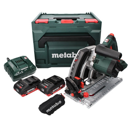 Metabo KT 18 LTX 66 BL Akku Tauchkreissäge 18 V 165 mm + 2x Akku 4,0 Ah + Ladegerät + metaBOX - Toolbrothers
