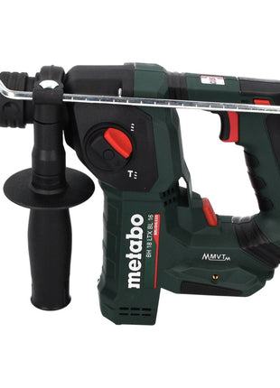 Taladro percutor de batería Metabo BH 18 LTX BL 16 18 V 1,3 J SDS-plus sin escobillas + 1x batería 5,5 Ah + MetaBOX - sin cargador