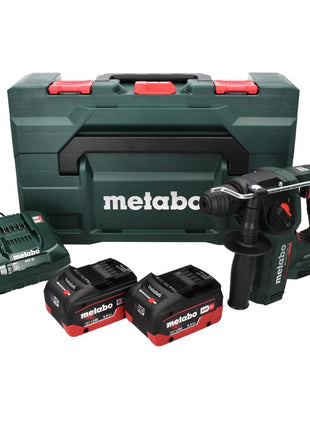 Metabo BH 18 LTX BL 16 Perceuse à percussion sans fil 18 V 1,3 J SDS-plus Brushless + 2x Batteries 5,5 Ah + Chargeur + Coffret MetaBOX