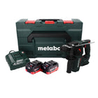 Metabo BH 18 LTX BL 16 Akku Bohrhammer 18 V 1.3 J SDS-plus Brushless + 2x Akku 8,0 Ah + Ladegerät + MetaBOX