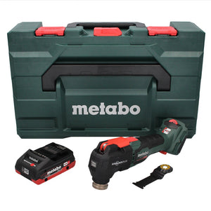 Metabo MT 18 LTX BL QSL Outil multifonction sans fil 18 V sans balais Starlock Plus + 1x Batterie 4,0 Ah + Coffret metaBOX - sans chargeur