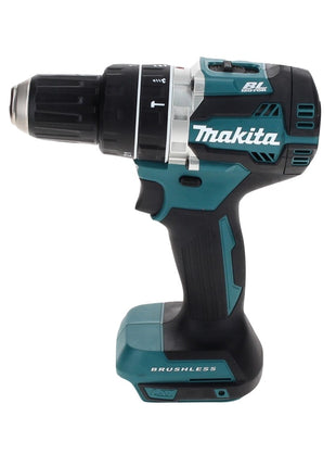 Makita DHP 484 RF2X4 atornillador de impacto a batería 18 V 54 Nm sin escobillas + 2x baterías 3,0 Ah + cargador + juego de brocas de 70 piezas + estuche