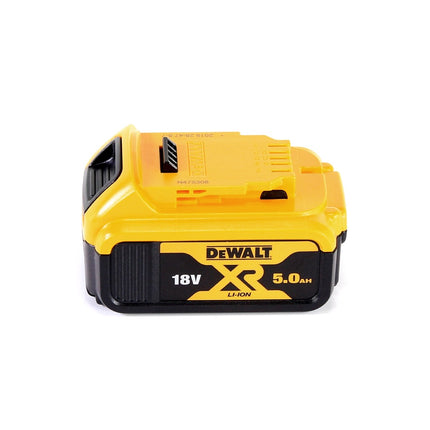 DeWalt DCP 580 N Rabot sans fil 18 V 82 mm brushless + Sac déchets DWV 9390 + 1x Batterie 5.0 Ah - sans chargeur