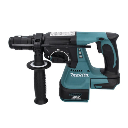 Makita DHR 243 RFJ Perforateur sans fil 18 V 2,0 J SDS plus Brushless + 2x Batteries 3,0 Ah + Chargeur + Jeu de 11 forets + Makpac