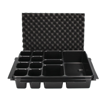 Makita P-83674 Bac diviseur à 12 compartiments + Mousse de couvercle pour outil manuel