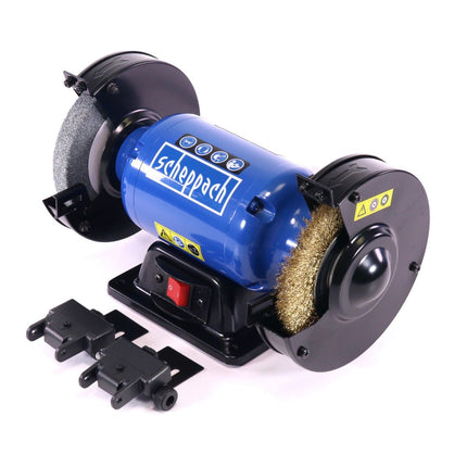 Scheppach SM 150 LB Touret à meuler mixte 400 W 150 mm ( 5903108901 )