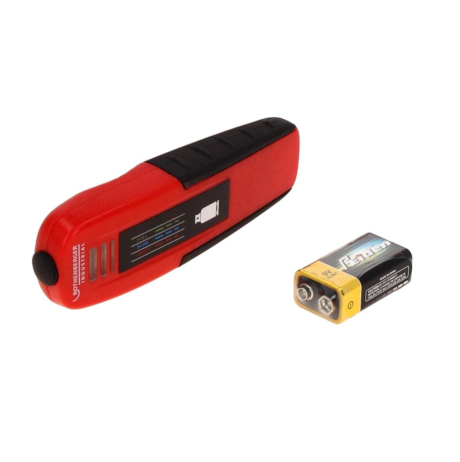 Rothenberger Industrial Indicateur de niveau de remplissage des bouteilles de gaz, mesure ( 1500003369 ) + 1x Batterie pour bouteilles de gaz propane 5 kg / 11 kg / 33 kg