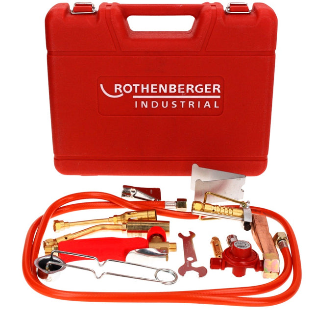 Rothenberger Industrial 2000 °C Brûleur de chauffe , Soudure + accessoires + 1x coffret  (30900)