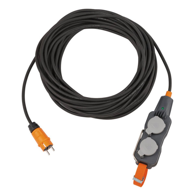 Brennenstuhl professionalLINE Powerblock 25 m avec 4x Prises - IP 54, H07RN-F 3G1,5  (9161250160)