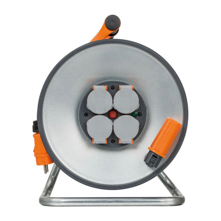 Brennenstuhl professionalLINE SteelCore Enrouleur de câble, 33 m - IP 44, H07BQ-F 3G1,5 (9191330200)