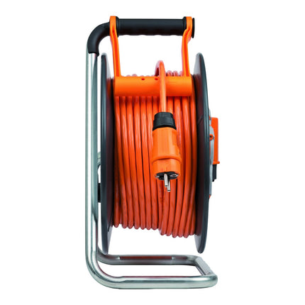 Brennenstuhl professionalLINE SteelCore Enrouleur de câble, 50 m - IP 44, H07BQ-F 3G1,5 (9191500200)