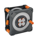 Brennenstuhl professionalLINE Enrouleur de câble BQ + Protection anti-retournement, 50 m + 4x Prises IP44 BGI 608 (9201500200)