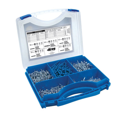 Gabarit de perçage KREG Jig K5 (K5) système de connexion bois trou de poche + Gabarit de perçage K5 + Socle + Accessoires + Jeu de vis - 675 pièces