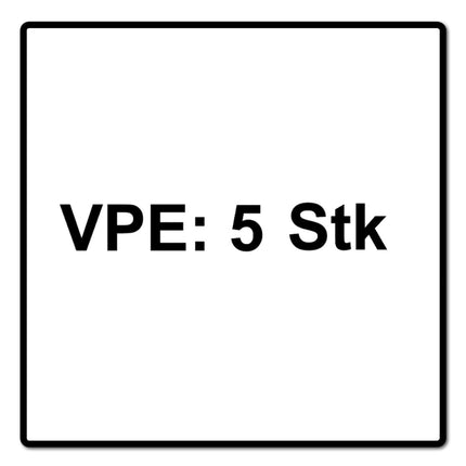 Fein E-Cut Universal Starlock Lames de scie 55 x 28 mm - 5 pièces ( 63502222230 ) Bi-Metall