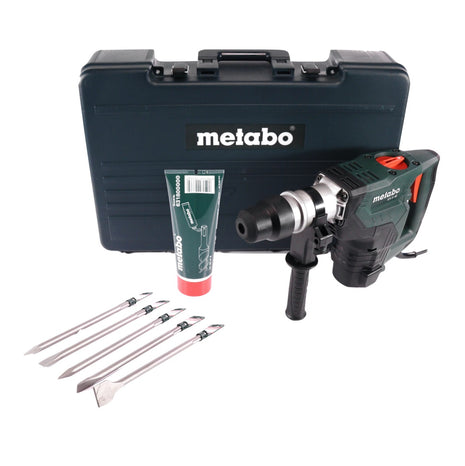 Metabo KH 5-40 set: Perforateur burineur 7,1 J SDS Max 1100 W + Kit de ciseaux, 5 pcs. + Coffret ( 691057000 )