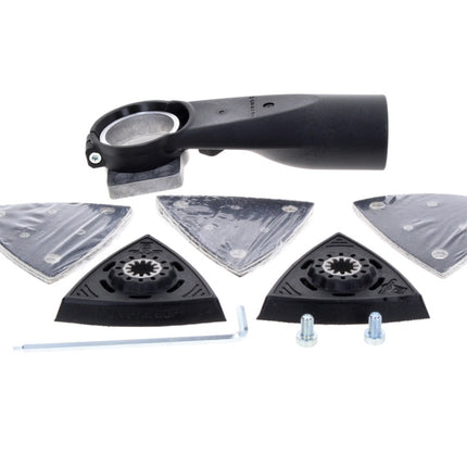 FEIN Absaug Set Absaugung + 2x Schleifplatten + 15x Schleifblätter Korund, gelocht ( 92602102000 ) - Toolbrothers