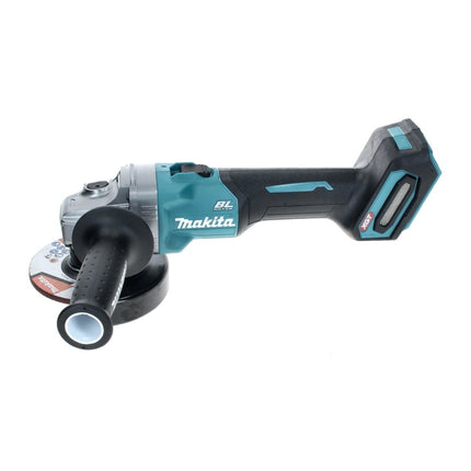 Makita GA008GM101 Meuleuse d'angle sans fil 125 mm 40V max. Brushless XGT + 1x Batterie 2,5 Ah + Chargeur + Capot d'aspiration + Coffret Makpac