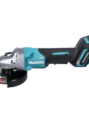 Makita GA016GD101 Meuleuse d'angle sans fil 125 mm 40V max. Brushless XGT + 1x Batterie 2,5 Ah + Chargeur + Capot d'aspiration + Coffret Makpac