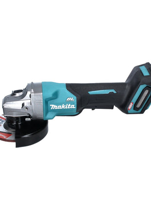 Makita GA016GM101 Meuleuse d'angle sans fil 125 mm 40V max. Brushless XGT + 1x Batterie 4,0 Ah + Chargeur + Capot d'aspiration + Coffret Makpac