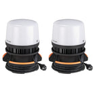 Brennenstuhl professionalLINE ORUM set 2x projecteur de travail LED 360° projecteur de chantier 8050 lumens (2x 9171400800) 100 watts IP54 BGI 608