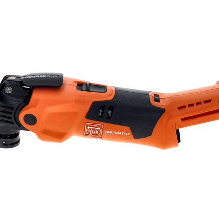 FEIN MultiMaster AMM 500 PLUS Machine oscillante sans fil Starlock Plus 18 V + 1x Batterie 5,2 Ah + Chargeur + Coffret + Set de plaques de ponçage