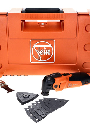 Oscillateur FEIN MultiMaster MM 500 PLUS 350 W Starlock Plus (72296762000) + jeu de plateaux de ponçage + coffret