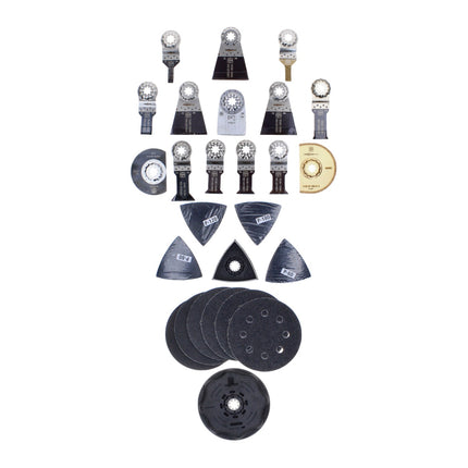 FEIN MultiMaster MM 300 PLUS START Machine oscillante sans fil Starlock Plus 250 W + Coffret + Set d'accessoires, 34 pcs.