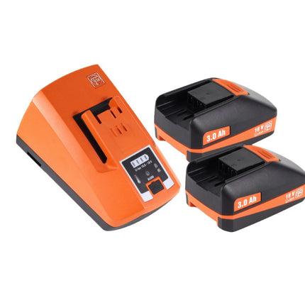 FEIN AFSC 18 QSL Oscillateur sans fil SuperCut 18 V SLM (712927600000) + Set d'aspiration + 2x Batteries 3.0 Ah + Chargeur + Coffret