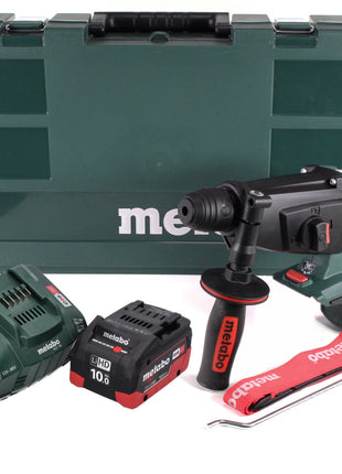 Metabo KHA 18 LTX Perforateur sans fil 18 V (600210860) + 1x Batterie 10,0 Ah + Chargeur + Coffret de transport