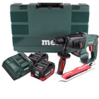Metabo KHA 18 LTX Perforateur sans fil 18 V (600210860) + 2x Batteries 10,0 Ah + Chargeur + Coffret de transport