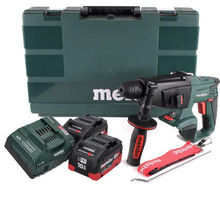 Metabo KHA 18 LTX Perforateur sans fil 18 V (600210860) + 2x Batteries 10,0 Ah + Chargeur + Coffret de transport