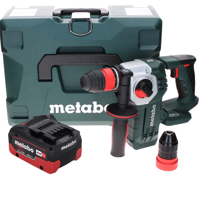 Metabo KHA 18 LTX BL 24 Perforateur sans fil 18 V 2,2 J SDS-plus Brushless (600211840) + 1x Batterie 10,0 Ah + Coffret MetaLoc - sans chargeur