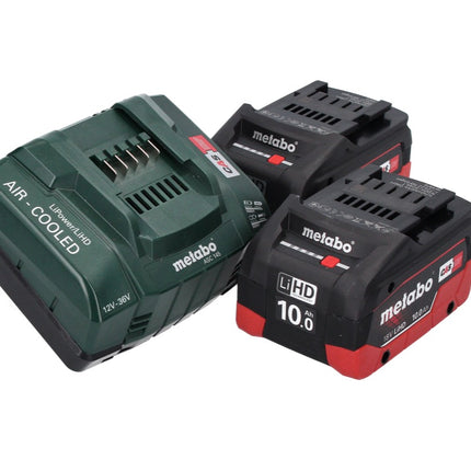 Metabo KHA 18 LTX BL 24 Perforateur sans fil 18 V 2,2 J SDS-plus Brushless (600211840) + 2x Batteries 10,0 Ah + Chargeur + Coffret MetaLoc
