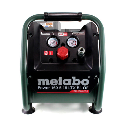 Metabo Power 160-5 18 LTX BL OF Compresseur sans fil 18 V 8,0 bar Brushless + 1x batterie 10,0 Ah - sans chargeur