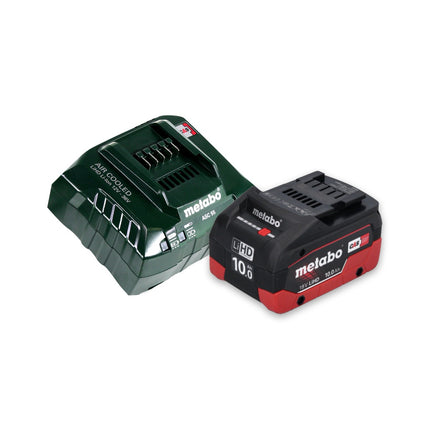 Metabo MKS 18 LTX 58 Scie circulaire à main sans fil 18 V 165 mm + 1x Batterie 10,0 Ah + Chargeur + Coffret MetaLoc
