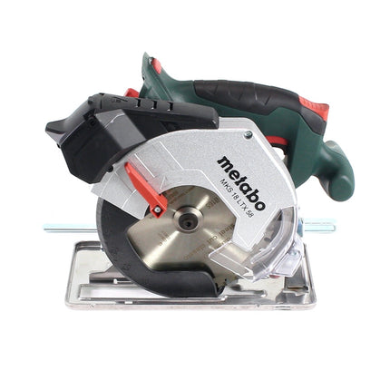 Metabo MKS 18 LTX 58 Scie circulaire à main sans fil 18 V 165 mm + 2x Batteries 10,0 Ah + Chargeur + Coffret MetaLoc