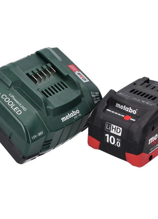 Metabo W 18 LTX 125 Amoladora angular rápida 18 V 125 mm (602174860) + 1 batería de 10,0 Ah + cargador + maletín