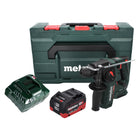 Metabo BH 18 LTX BL 16 Perceuse à percussion sans fil 18 V 1,3 J SDS-plus Brushless + 1x Batterie 10,0 Ah + Chargeur + Coffret MetaBOX