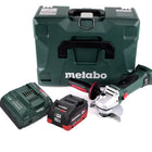 Metabo W 18 LTX 125 Quick Meuleuse d'angle sans fil 18 V 125 mm (602174840) + 1x Batterie 10,0 Ah + Chargeur + Coffret MetaLoc