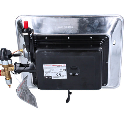 Rothenberger Industrial Set - 2x Chauffages au gaz Eco Piezo (2x 35985) 2,7 kW - 4,2 kW pour bouteilles de gaz propane de 5 kg et 11 kg