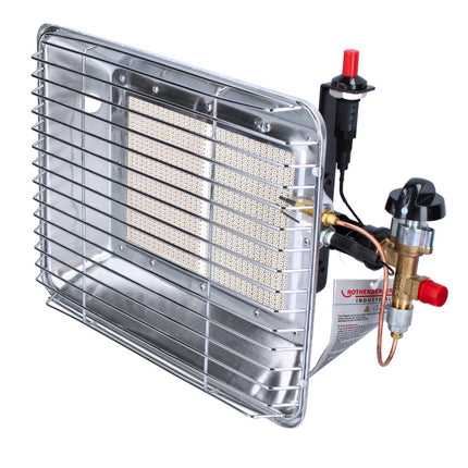 Rothenberger Industrial Set Chauffage au gaz Piezo (3x 35985) 2,7 kW - 4,2 kW pour bouteilles de gaz propane de 5 kg et 11 kg