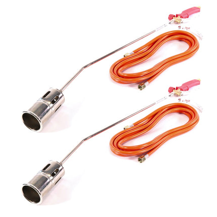 Rothenberger Industrial ROMAXI Premium Set - 2x Brûleurs chauffant + 2x Tuyaux 1060 °C (2x 030954E) brûleur haute performance