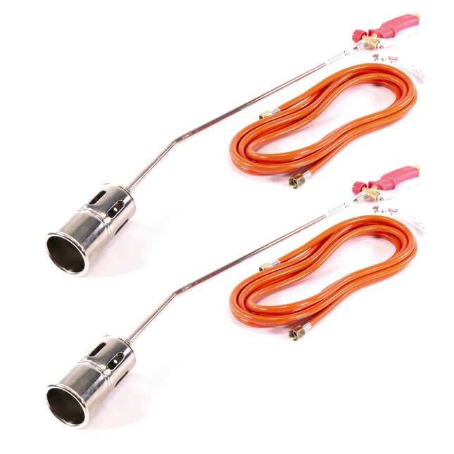 Rothenberger Industrial ROMAXI Premium Set - 2x Brûleurs chauffant + 2x Tuyaux 1060 °C (2x 030954E) brûleur haute performance