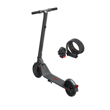 Ninebot by Segway Kick Scooter E22D E-Scooter  Trottinette électrique 300 W 20 km/h + Serrure à combinaison KickScooter