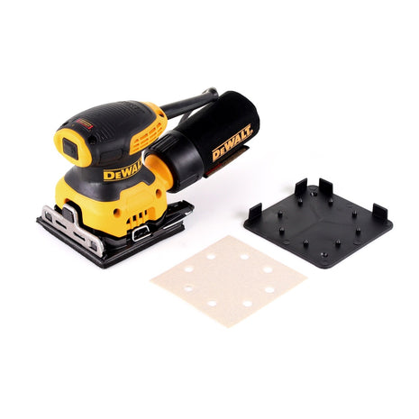 DeWalt DWE 6411-QS Szlifierka oscylacyjna 230 W Klettfix 108 x 115 mm + worek na pył