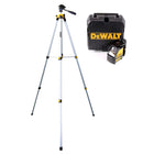 DeWalt DW 088 K Laser lignes croisées avec mode impulsion rouge + Trépied en aluminium DE 0881 1,7 m 1/4 