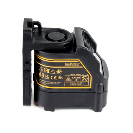 DeWalt DW 088 K Laser lignes croisées avec mode impulsion rouge + Trépied en aluminium DE 0881 1,7 m 1/4 "